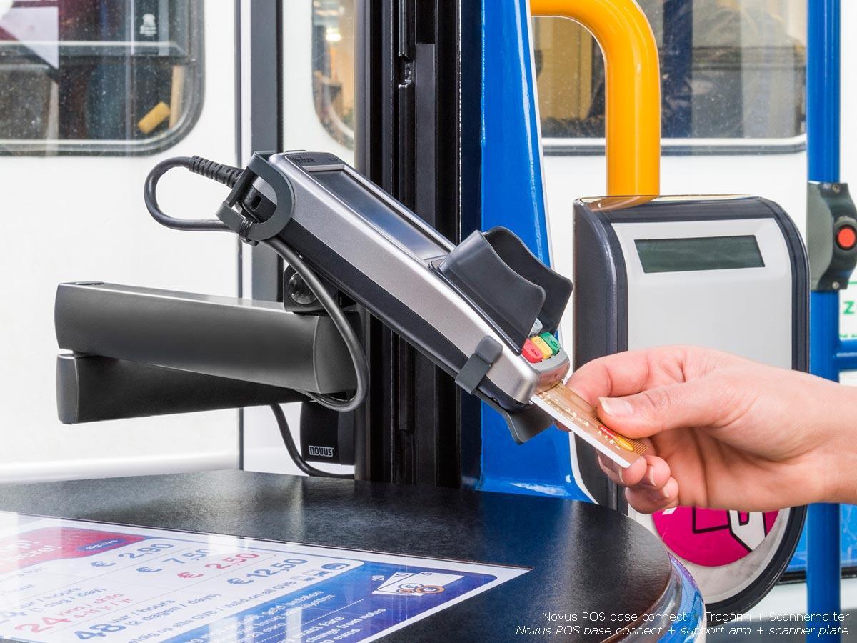 Novus POS base connect 100 mit EC Gerät Halter für Verifone VX 520/H5000, EC Karte Novus POS base connect 100 mit EC Gerät Halter für Verifone VX 520/H5000, EC Karte