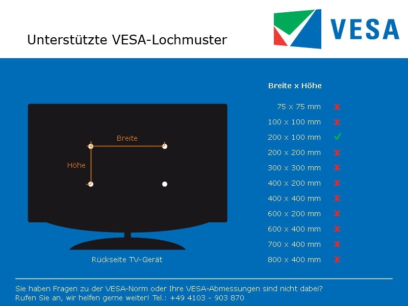 Novus Vesa Adapter Erweiterung (795+9052+000) Vesa Monitor