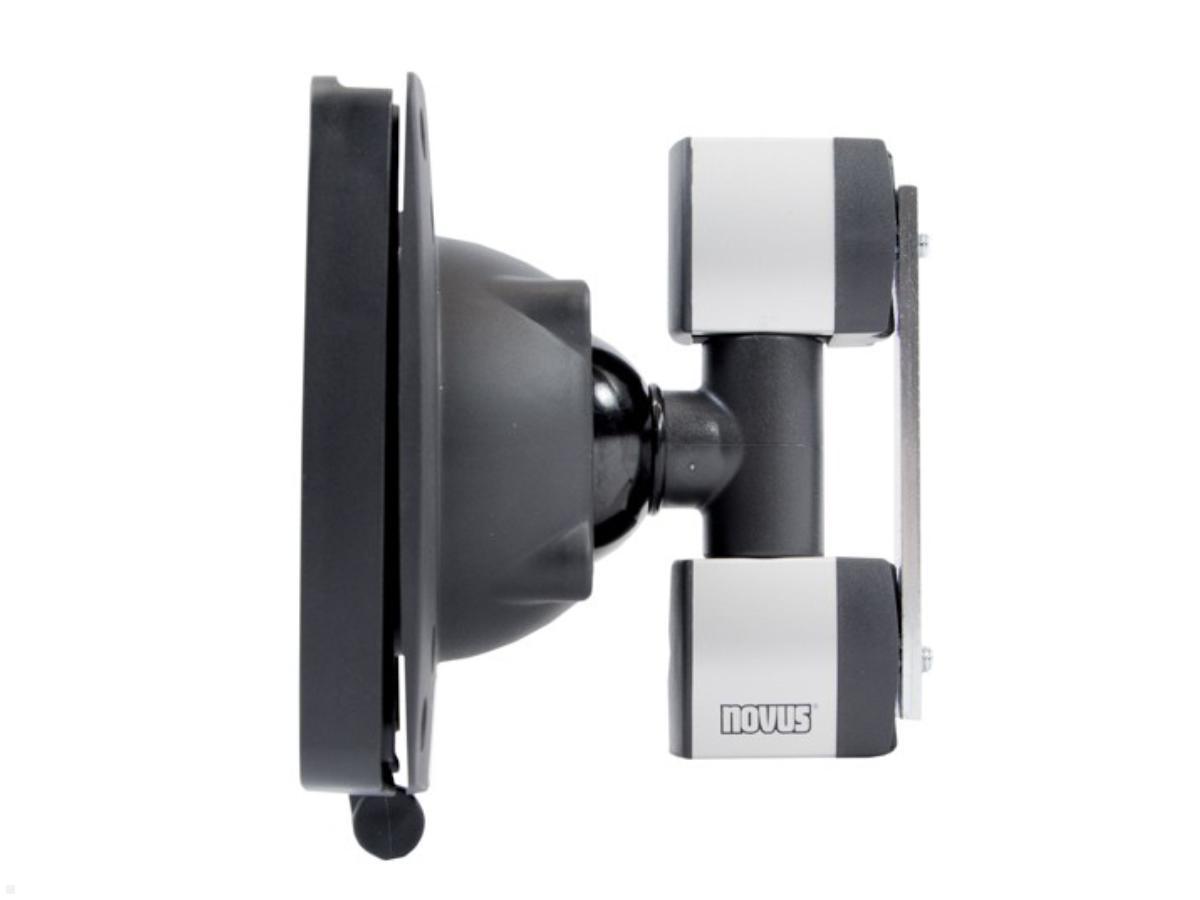 Novus Dual Monitorhalter TSS Säule 845 Tischklemme mit Tragschlitten Tragschlitten Seitenansicht Novus Dual Monitorhalter TSS Säule 845 Tischklemme mit Tragschlitten Tragschlitten Seitenansicht