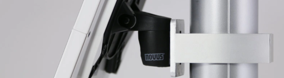 Tablethalter für Rohre und Säulen Tablethalter für Rohre und Säulen