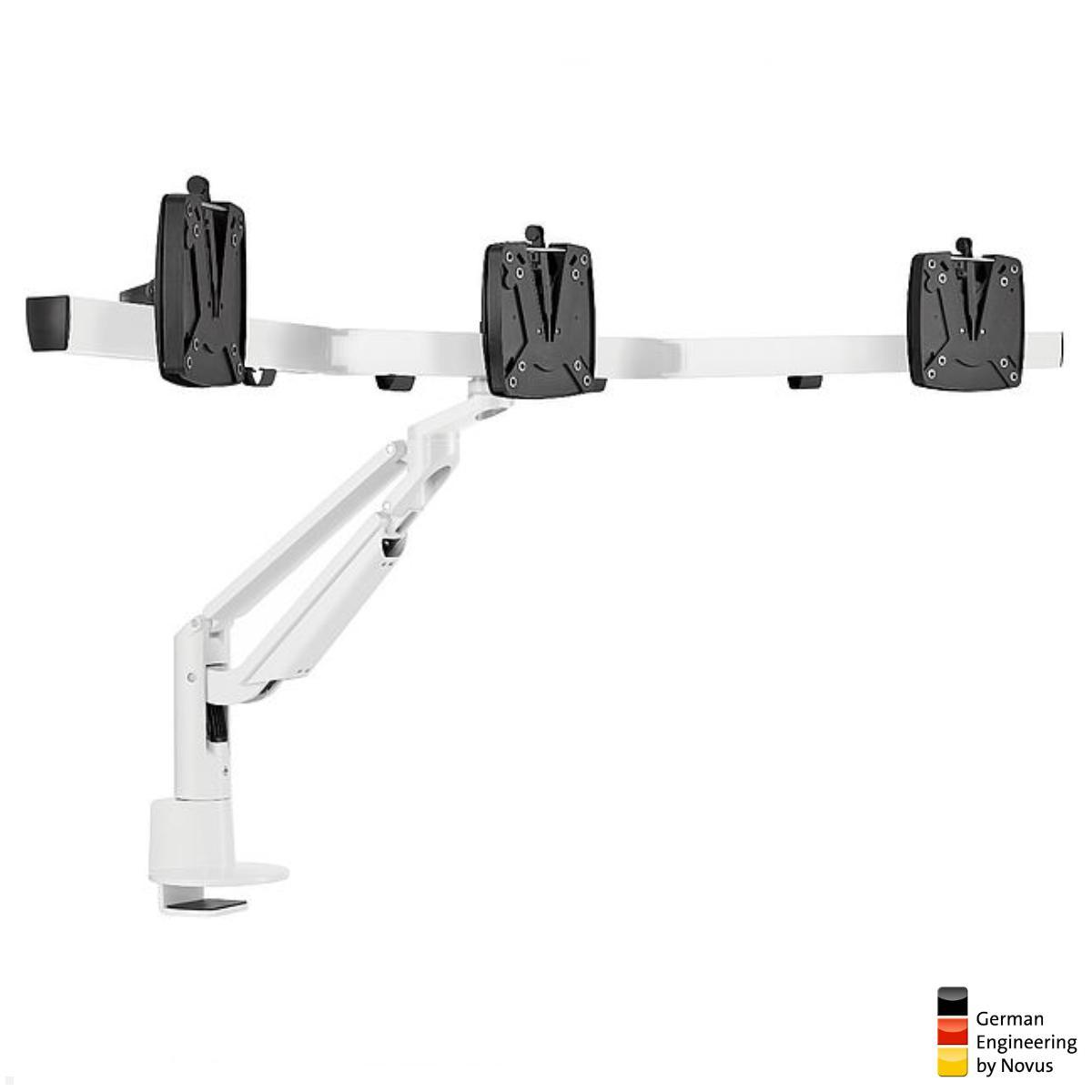 Novus Clu Plus X3 C Monitorhalterung für 3 Monitore (993+2011+000), weiß Novus Clu Plus X3 C Monitorhalterung für 3 Monitore (993+2011+000), weiß