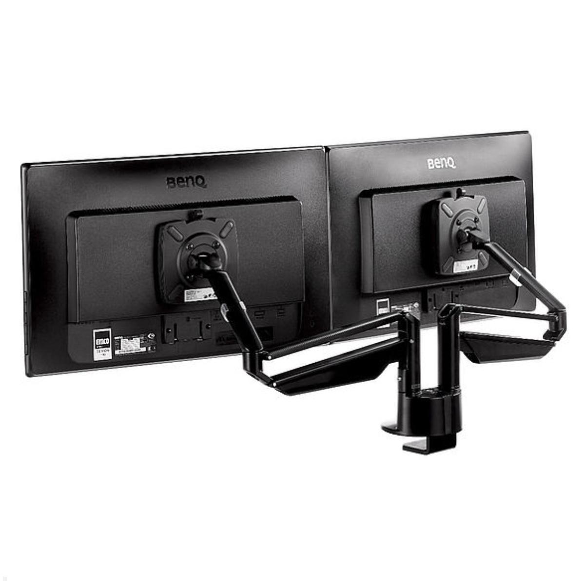 Novus Clu Duo XL C Monitorhalterung für 2 Monitore (990+4018+001), schwarz, schwenkbar Novus Clu Duo XL C Monitorhalterung für 2 Monitore (990+4018+001), schwarz, schwenkbar