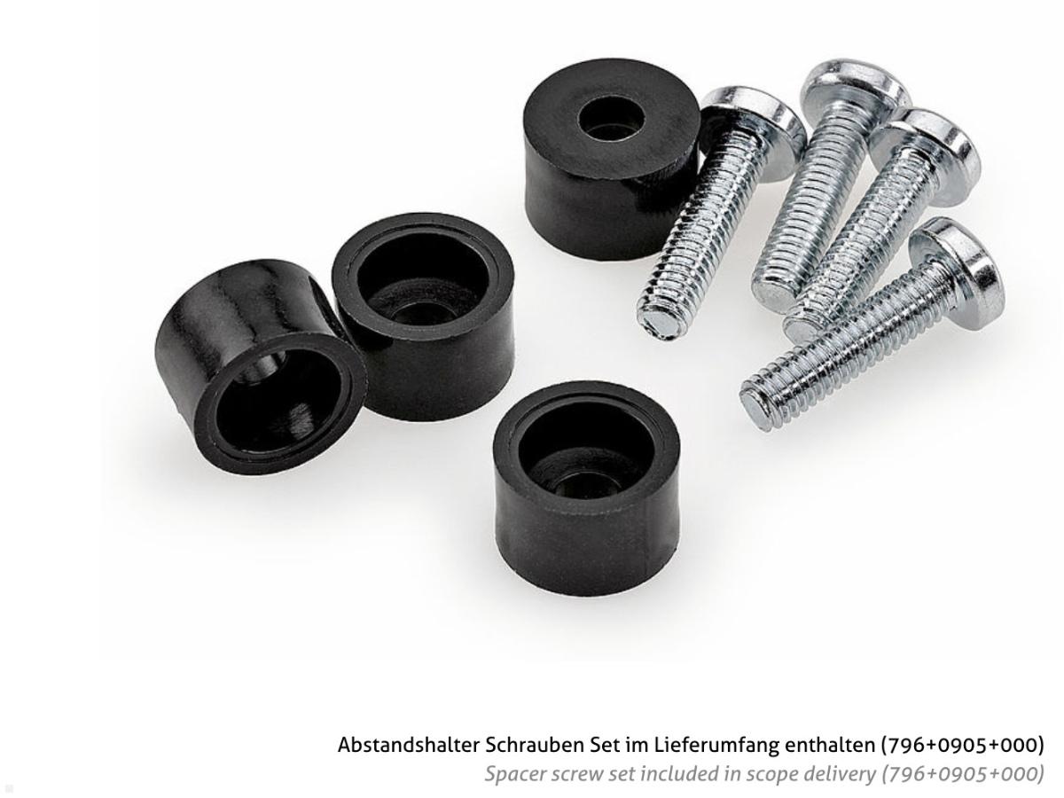 Novus Clu II Monitorarm ohne Befestigung, schwarz (990+2008+000) Abstandshalter Schrauben Set Novus Clu II Monitorarm ohne Befestigung, schwarz (990+2008+000) Abstandshalter Schrauben Set