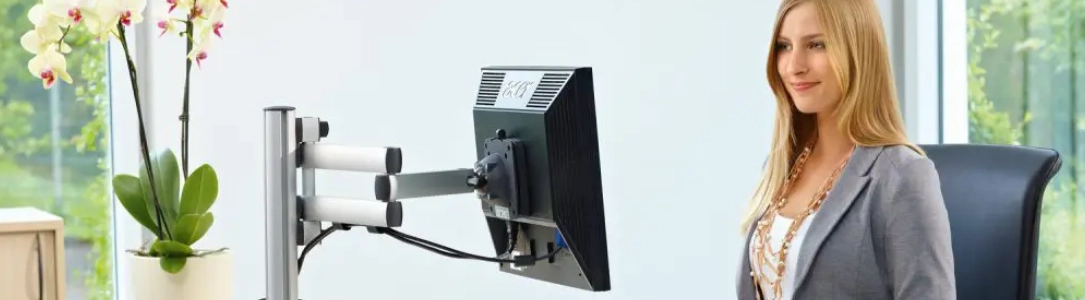 Schwenkbare, höhenverstellbare Novus TSS Monitorhalter Schwenkbare, höhenverstellbare Novus TSS Monitorhalter
