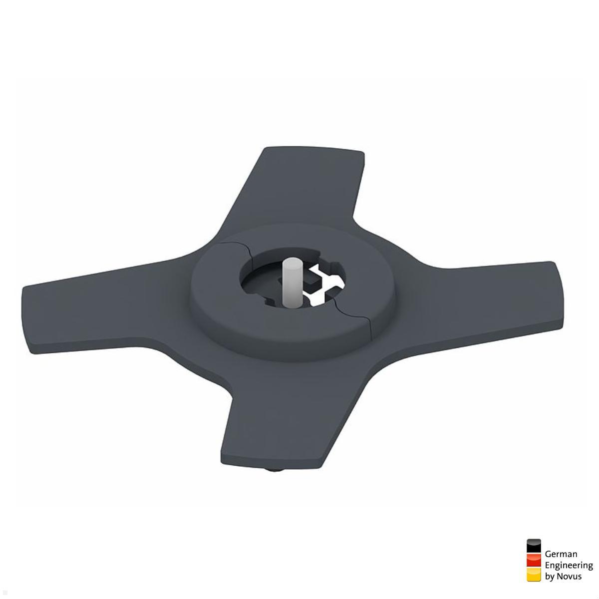 Novus Zubehör POS Standfuß in X-Form (795+1705+001), anthrazit Novus Zubehör POS Standfuß in X-Form (795+1705+001), anthrazit