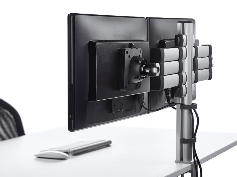 Novus TSS Dual Tischhalterung Teleskoparm III 220+0260+000 back Novus TSS Dual Tischhalterung Teleskoparm III 220+0260+000 back