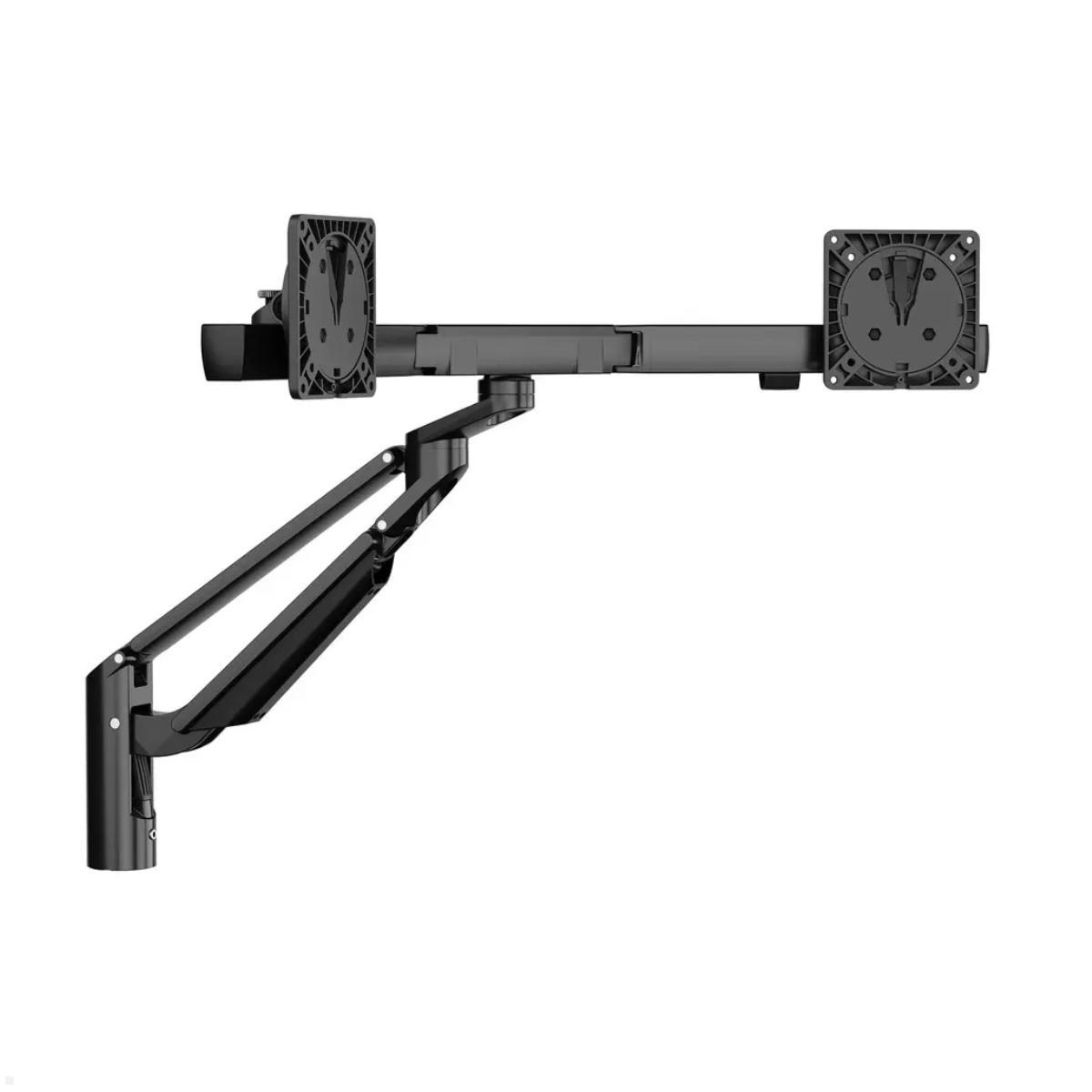 Novus Clu Plus X2 Monitorhalter für 2 Monitore ohne Befestigung (992+2108+000), schwarz, Dual Monitorhalterung