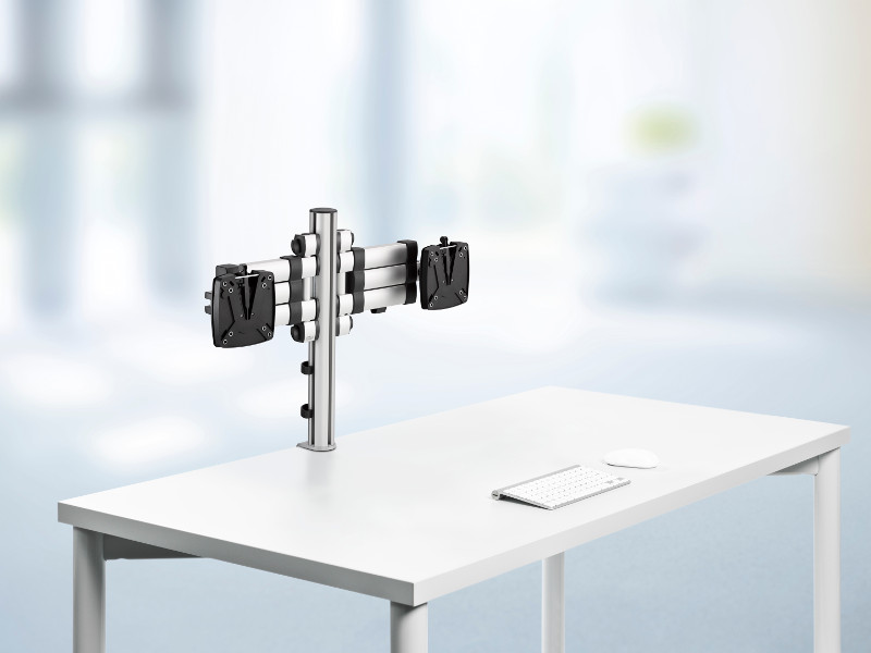 Novus TSS Dual Tischhalterung Teleskoparm III 220+0260+000 front Novus TSS Dual Tischhalterung Teleskoparm III 220+0260+000 front