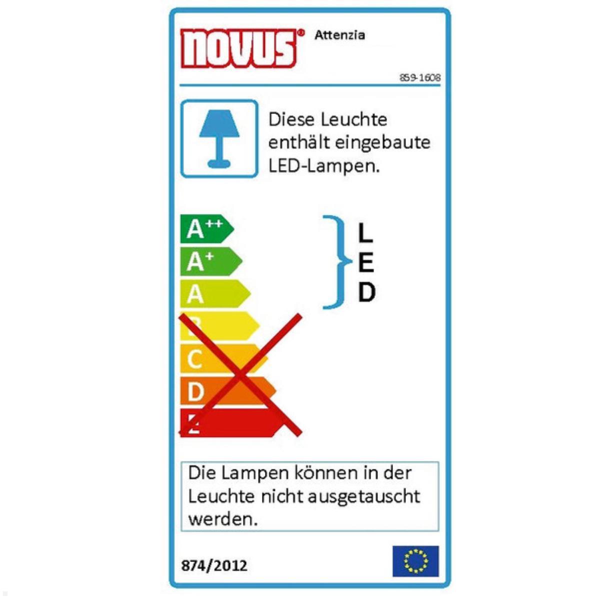 Novus Attenzia space active HCL BT LED Stehleuchte, silber (740+6199+001) Energieeffizienzklasse D (Spektrum A bis G) Novus Attenzia space active HCL BT LED Stehleuchte, silber (740+6199+001) Energieeffizienzklasse D (Spektrum A bis G)