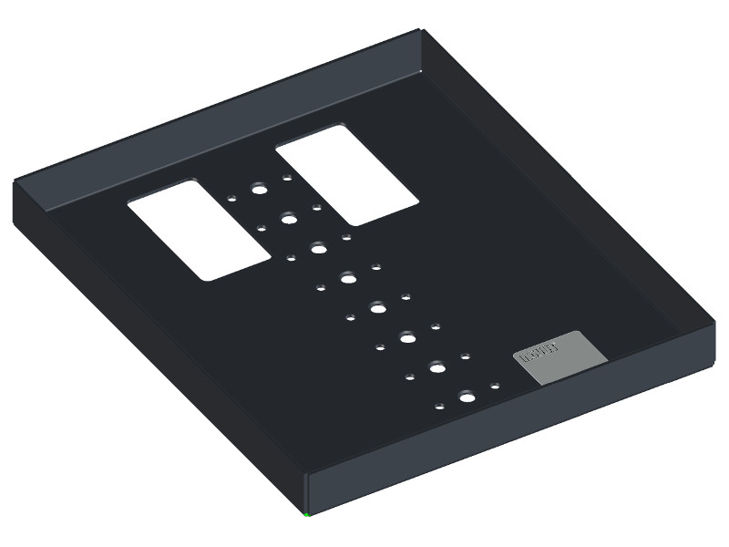 Novus POS Halterung Drucker Universalplatte 183x216mm (851+0035+013) Novus POS Halterung Drucker Universalplatte 183x216mm (851+0035+013)