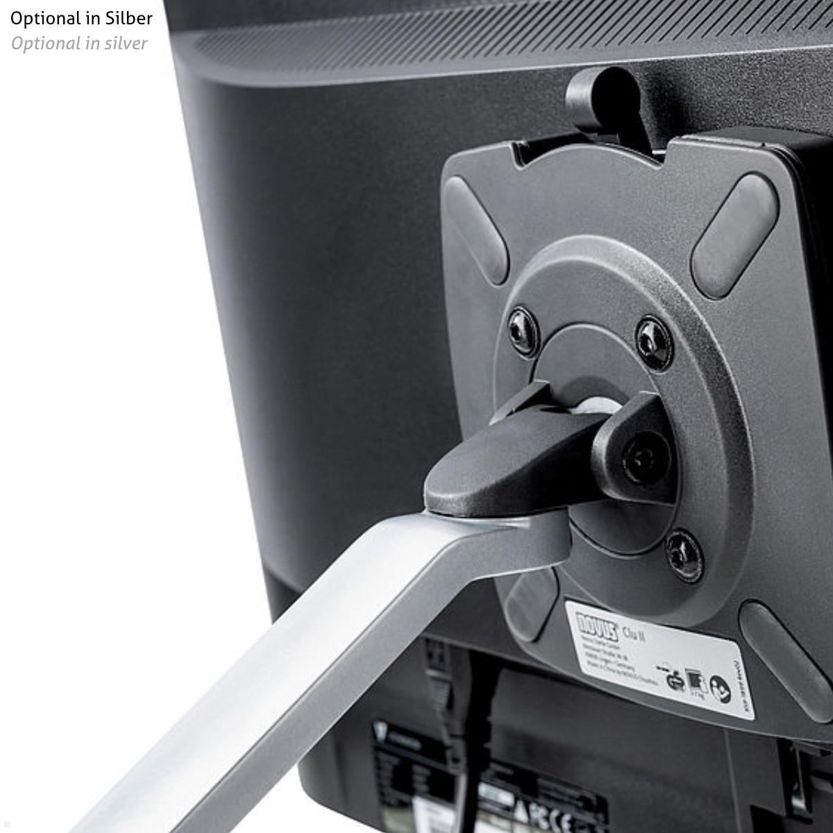 Novus Clu Duo XL C Monitorhalterung für 2 Monitore (990+4018+001), schwarz, VESA Aufnahme Novus Clu Duo XL C Monitorhalterung für 2 Monitore (990+4018+001), schwarz, VESA Aufnahme