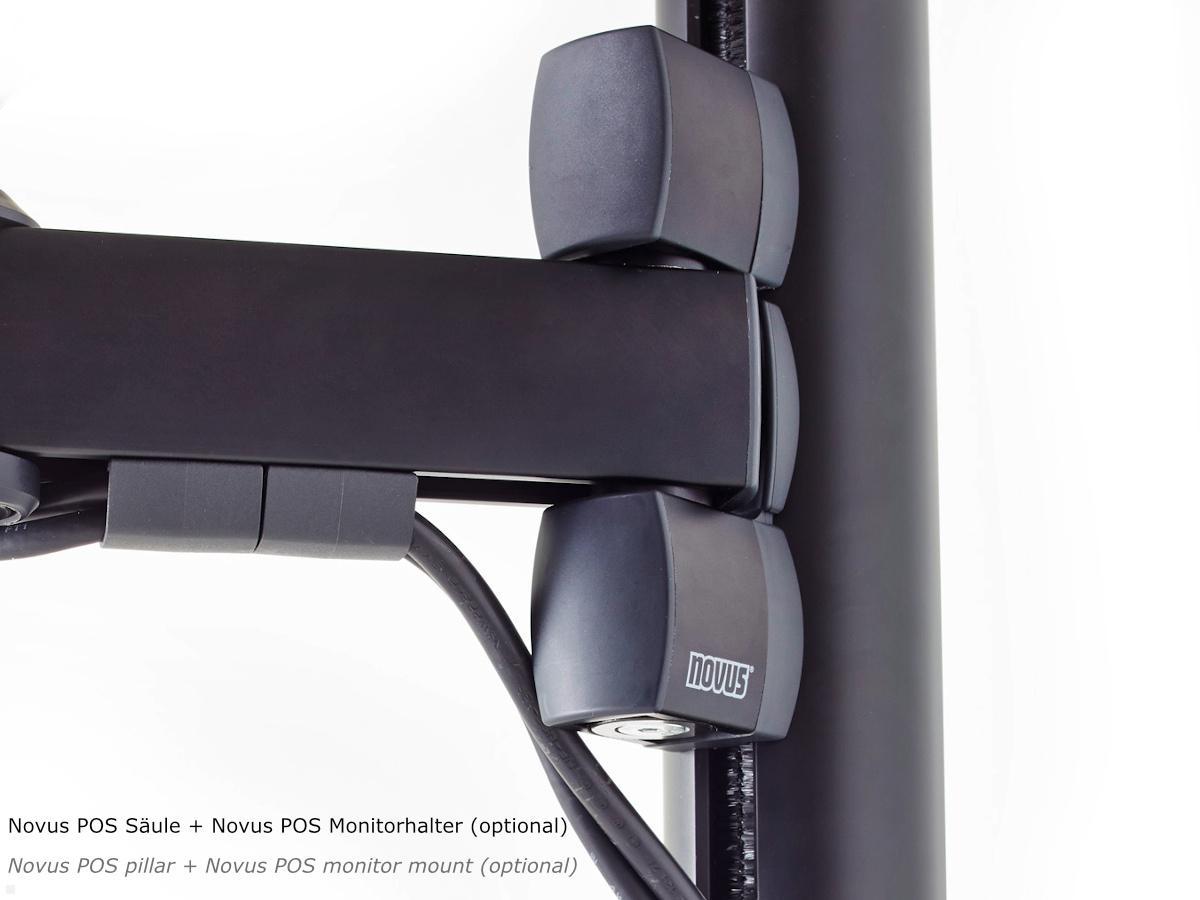 Novus POS Protect Trennwand Säule + optionaler POS Monitorhalter