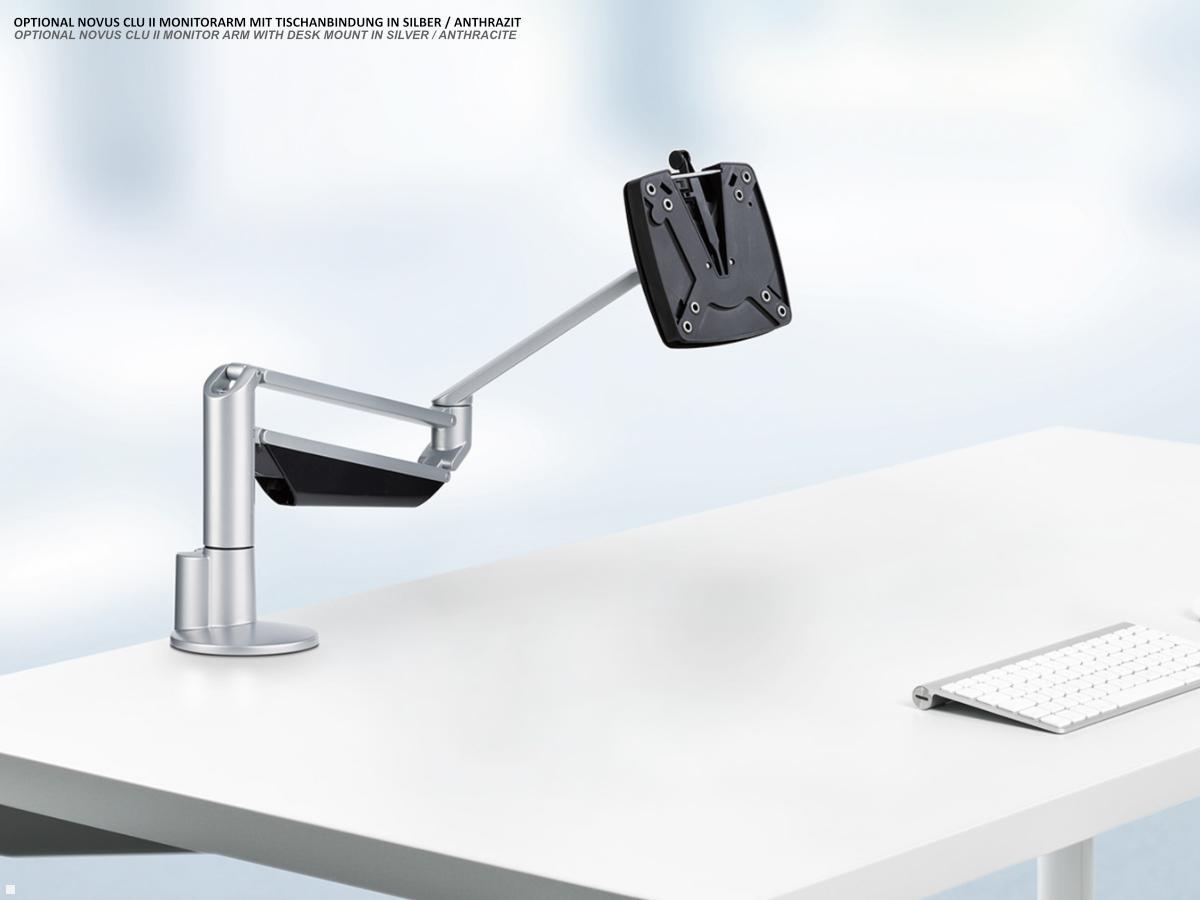 Novus Clu II Monitorarm ohne Befestigung, schwarz (990+2008+000) große Reichweite Novus Clu II Monitorarm ohne Befestigung, schwarz (990+2008+000) große Reichweite