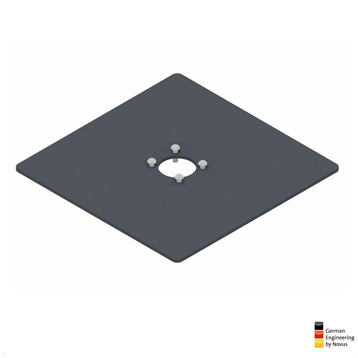 Novus Zubehör POS Standfuß-Platte 360x360 mm (795+1705+003), anthrazit Novus Zubehör POS Standfuß-Platte 360x360 mm (795+1705+003), anthrazit
