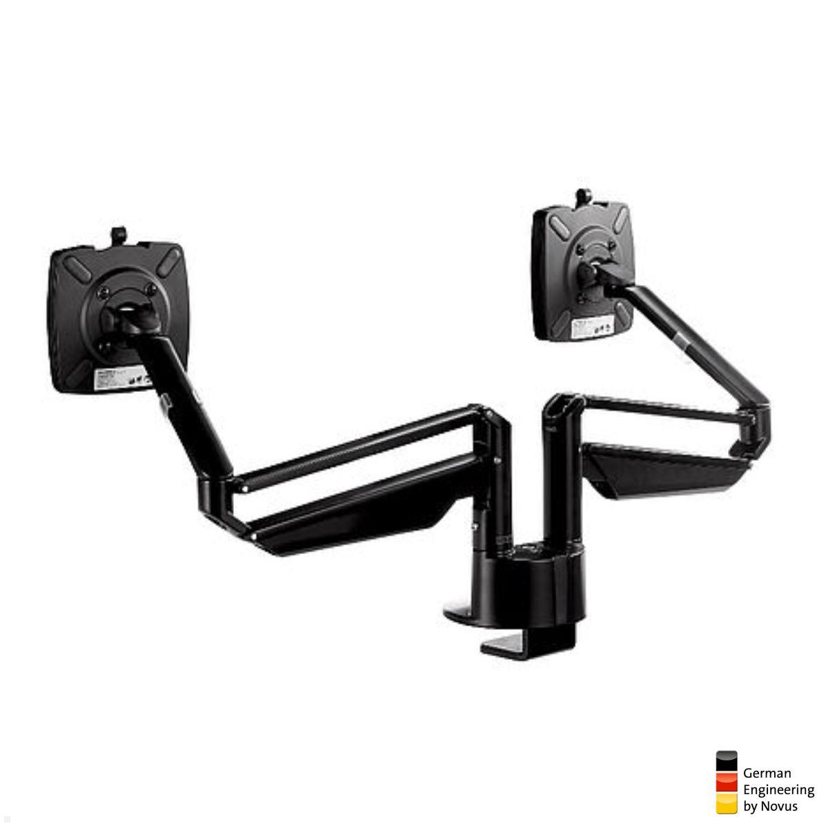 Novus Clu Duo XL C Monitorhalterung für 2 Monitore (990+4018+001), schwarz Novus Clu Duo XL C Monitorhalterung für 2 Monitore (990+4018+001), schwarz