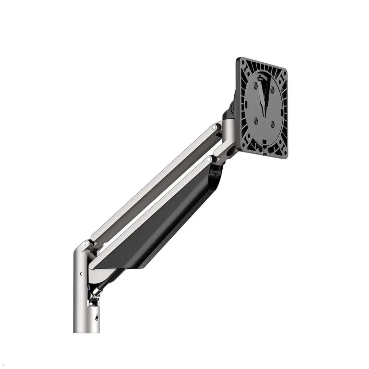 Novus Clu I Monitorhalterung 2–7kg ohne Befestigung (990+1109+000), silber, ergonomischer Monitorarm Gasdruckfeder