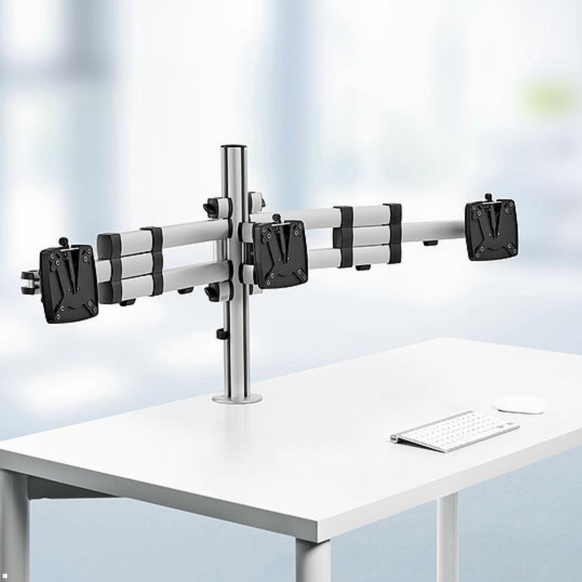 Novus Mehrplatzset TSS Trio Monitor Tischhalterung für 3 Monitore (220+0300+000) schwenkbar Novus Mehrplatzset TSS Trio Monitor Tischhalterung für 3 Monitore (220+0300+000) schwenkbar