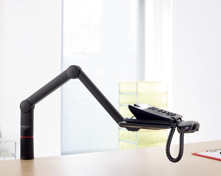 Novus TalkMaster Telefonhalterung anthrazit, Anwendung Novus TalkMaster Telefonhalterung anthrazit, Anwendung