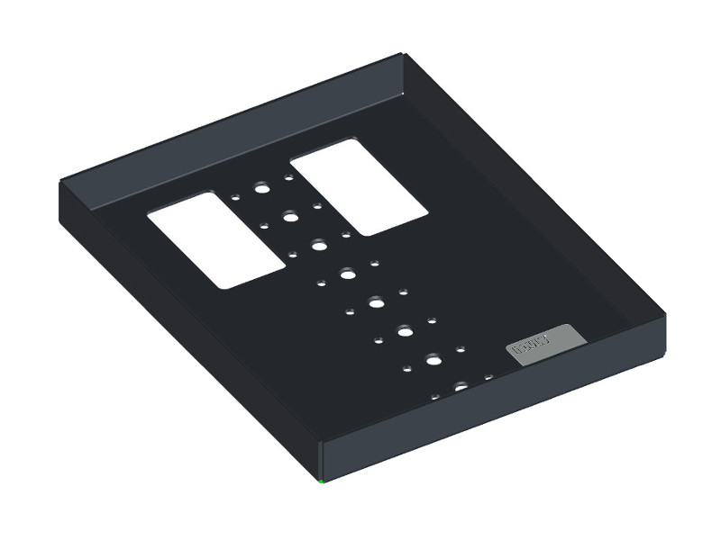 Novus POS Halterung Drucker Universalplatte 160x200mm (851+0035+023) Novus POS Halterung Drucker Universalplatte 160x200mm (851+0035+023)