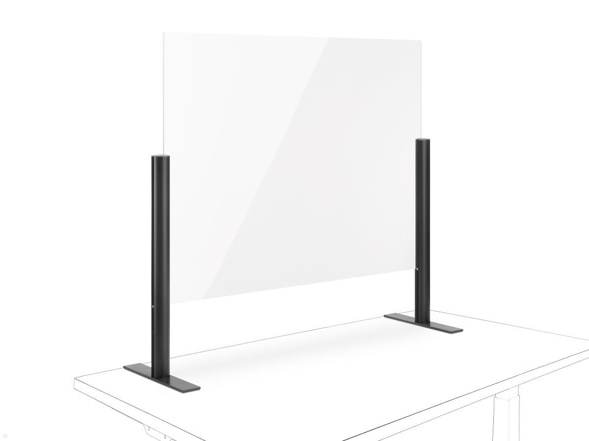 Novus POS Protect Trennwand Standfuß 100x75 cm (854+0465+000), anthrazit