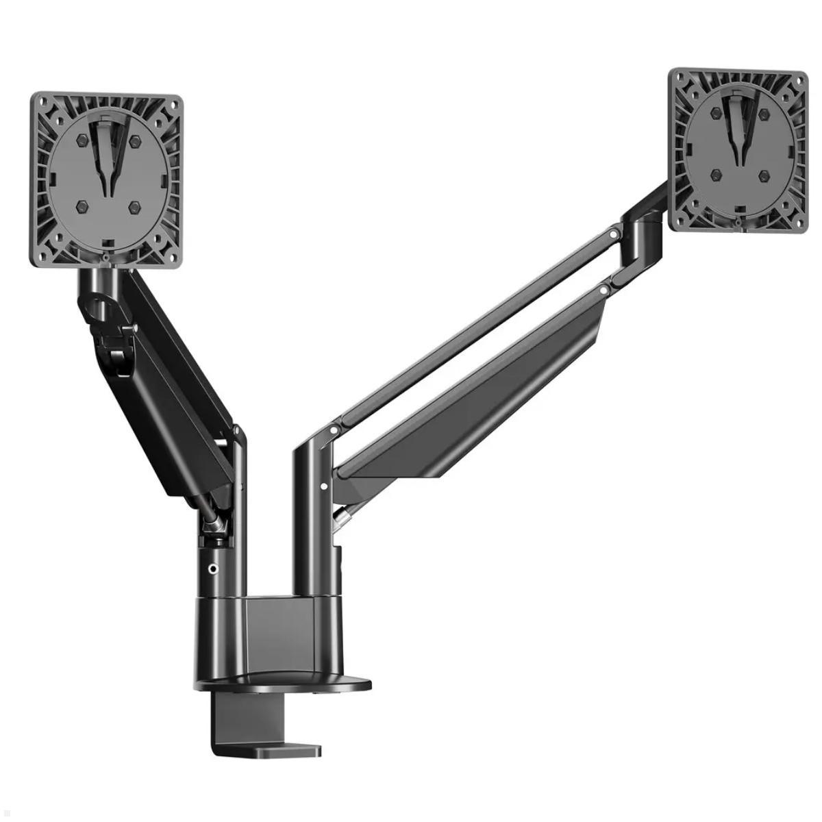Novus Clu Duo C Monitorhalterung mit Tischbefestigung (990+4118+000), schwarz