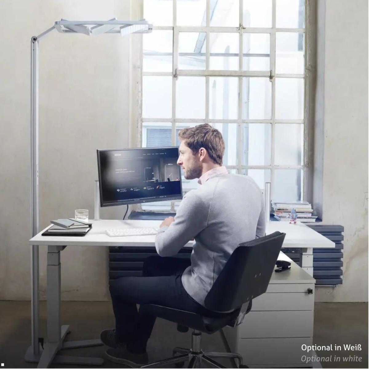 Novus Attenzia space active HCL BT LED Stehleuchte, silber (740+6199+001) Anwendung Office Novus Attenzia space active HCL BT LED Stehleuchte, silber (740+6199+001) Anwendung Office