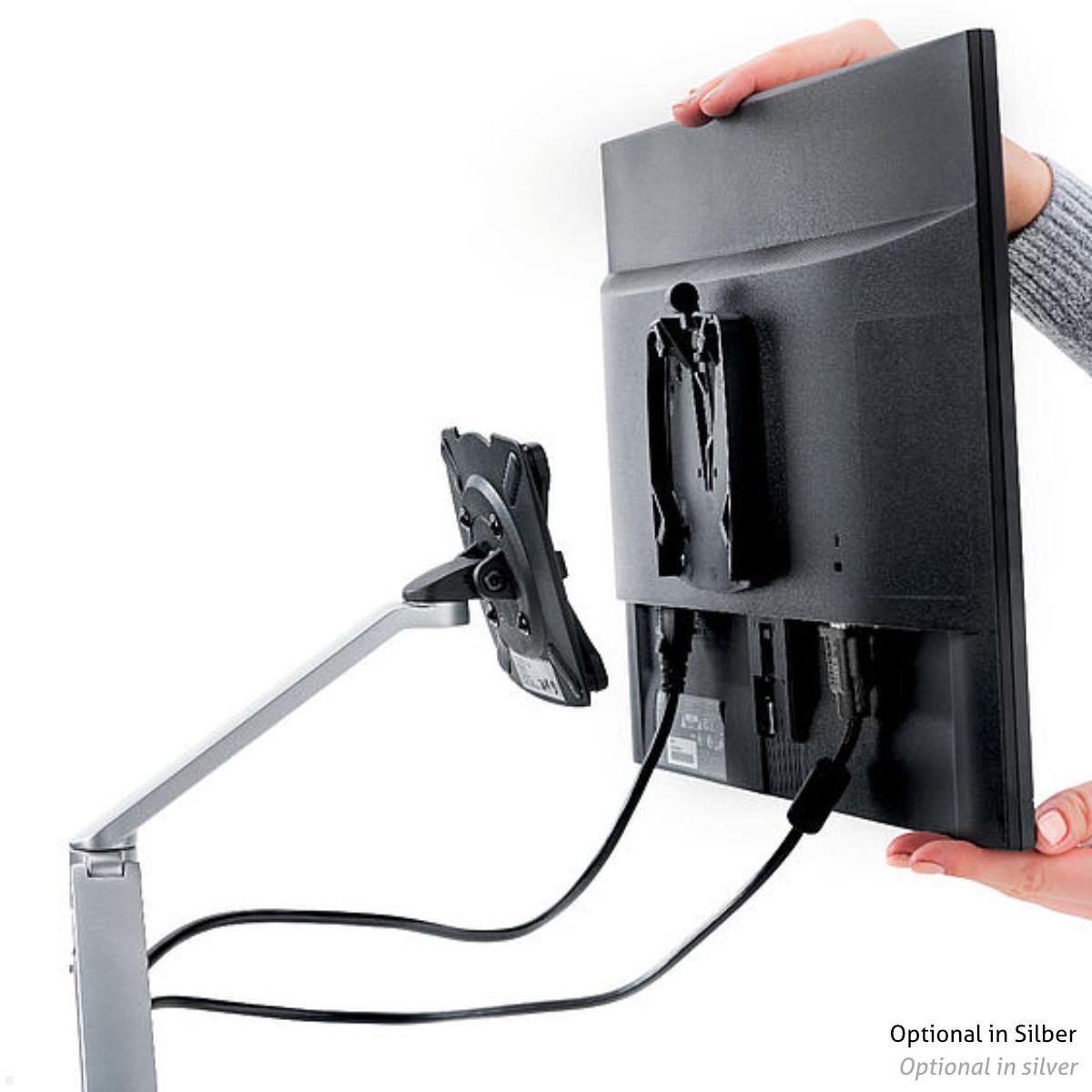 Novus Clu Duo XL C Monitorhalterung für 2 Monitore (990+4018+001), schwarz, Befestigung Novus Clu Duo XL C Monitorhalterung für 2 Monitore (990+4018+001), schwarz, Befestigung