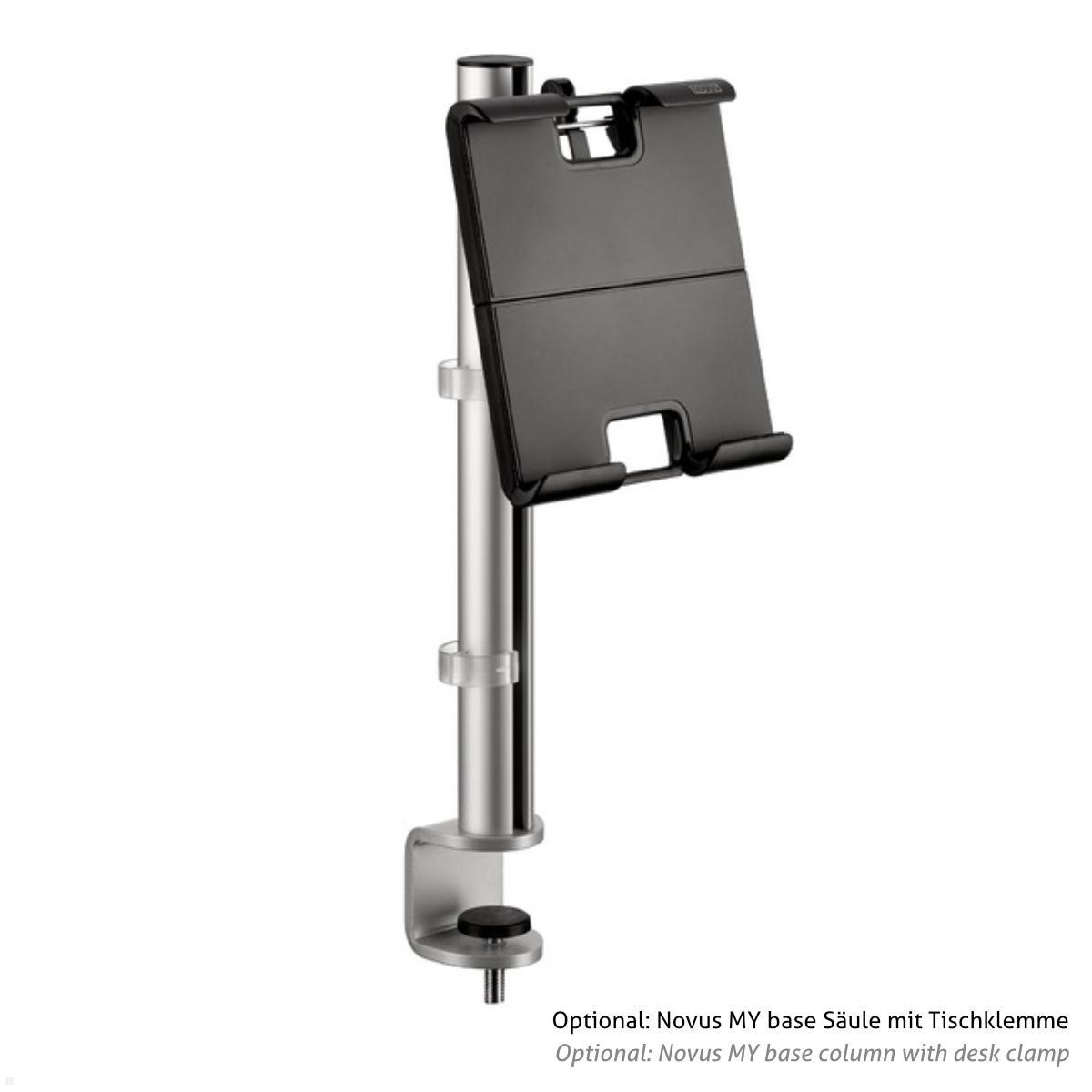 Novus MY tab G Tablet Halterung mit Kabelloch (910+3059+000) optional mit Tischklemme Novus MY tab G Tablet Halterung mit Kabelloch (910+3059+000) optional mit Tischklemme