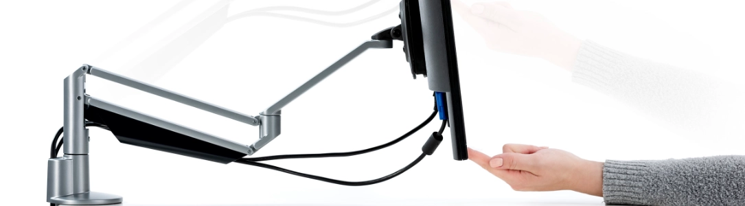 Monitorhalter novus Anwendungsbeispiel Monitorhalter novus Anwendungsbeispiel