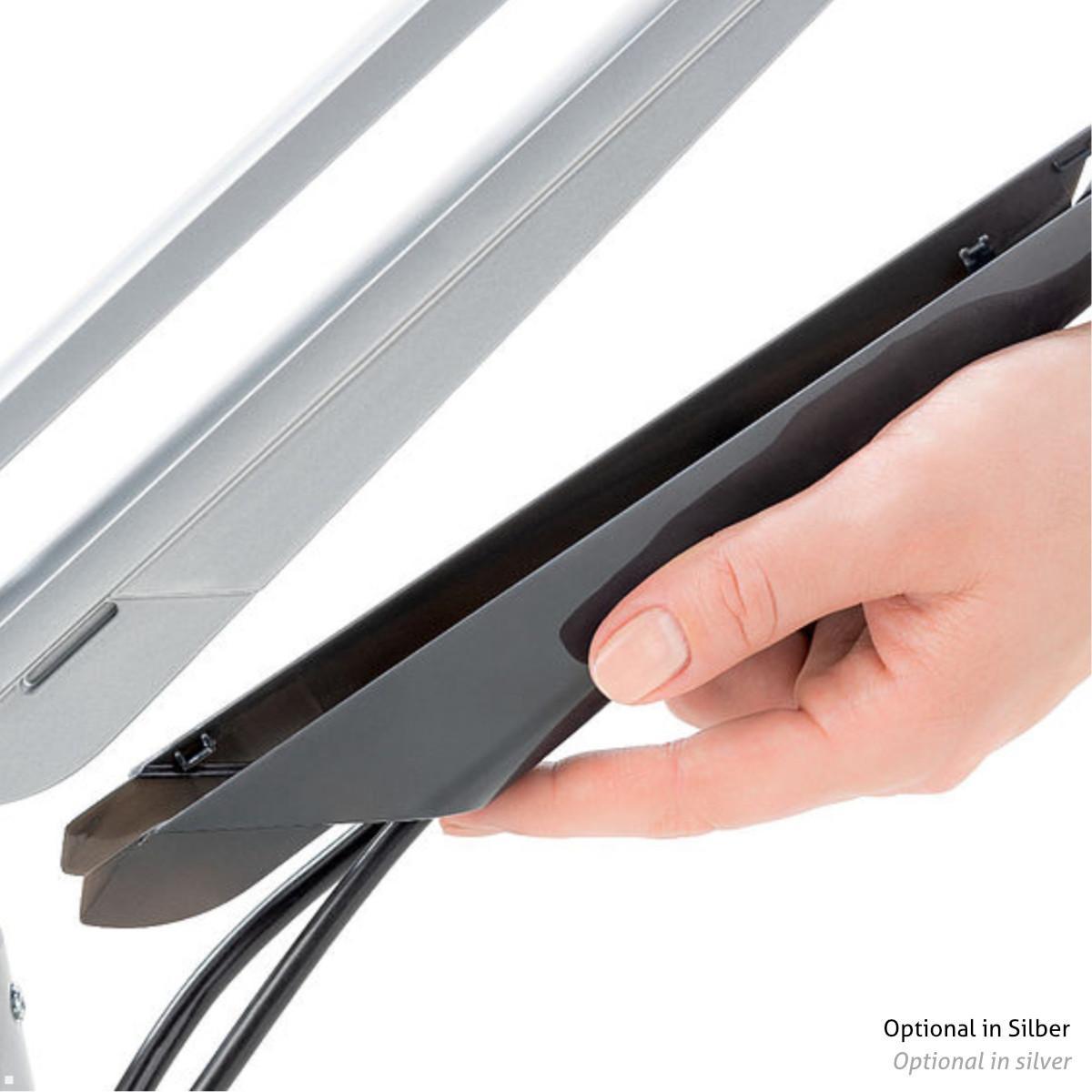 Novus Clu Duo XL C Monitorhalterung für 2 Monitore (990+4011+001), weiß, Kabelführung Novus Clu Duo XL C Monitorhalterung für 2 Monitore (990+4011+001), weiß, Kabelführung